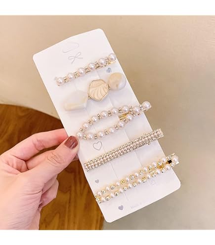 Amazon | ヘアクリップ パール（19本セット） ヘアピン ヘア