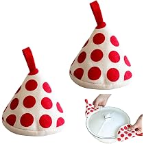 Amazon.co.jp: DYNAVERTかわいい布製三角鍋つかみ 2個セット 耐熱
