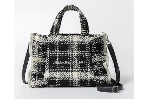 JILL by JILL STUART BOOK ツイードフリルバッグ BLACK ver. (宝島社ブランドムック)