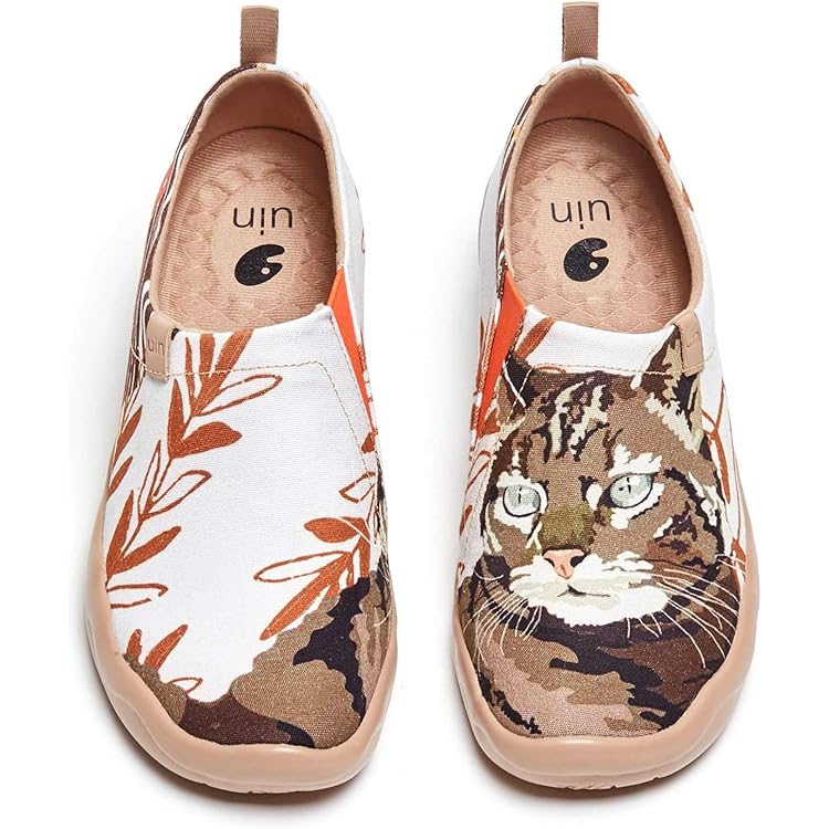 Amazon | [UIN]スリッポン レディース ローファースリッポン アート