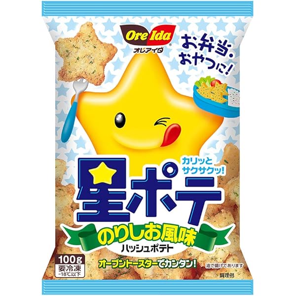 のりしお Amazon | [冷凍]ハインツ 星ポテ のりしお風味 100g×12個