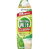 伊藤園 ごくごく飲める 毎日1杯の青汁 まろやか豆乳ミックス キャップ付き 紙パック 1L ×6本