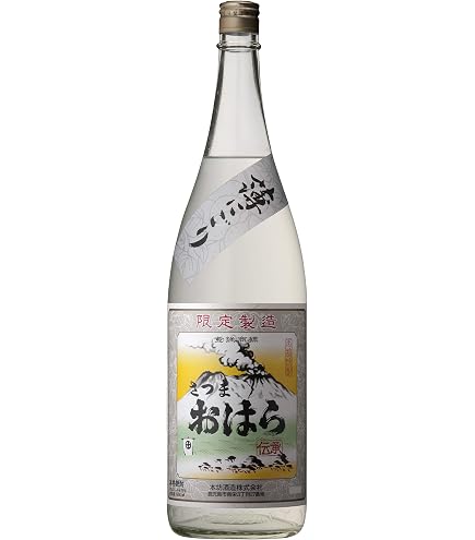 Amazon.co.jp: 本坊酒造 本格焼酎 芋 さつまおはら 25度 1800ml : 食品