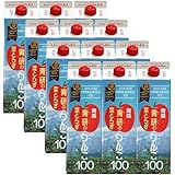青研 葉とらず りんご100 ジュース 1000ml×12本