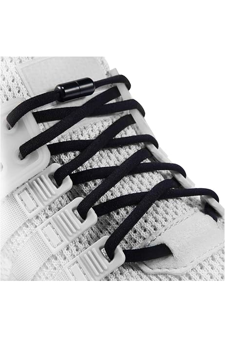 white elastic laces