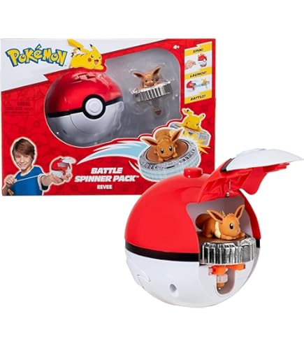 Pokémon PKW4403 Battle Spinner Arena with Mew and Pikachu Official