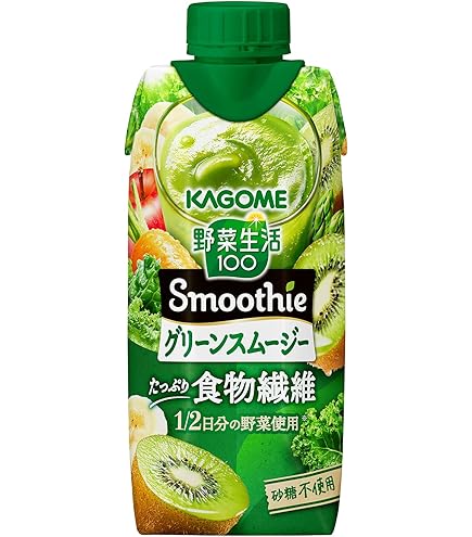 Amazon.co.jp: カゴメ 野菜生活100 Smoothie グリーンスムージーMix