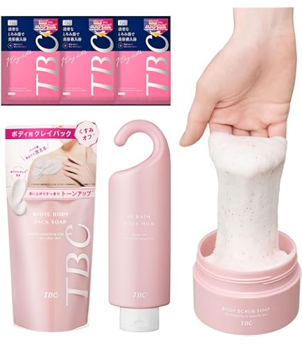 Amazon | TBC お風呂美容セット【4種セット(ボディスクラブソープ