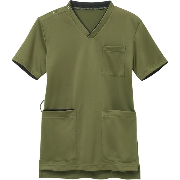 【M122】スクラブ 72-912 バーガンディグレー 6L 住商モンブラン Amazon.co.jp: スクラブ(男女兼用・半袖) 72-912 バーガンディ/グレー