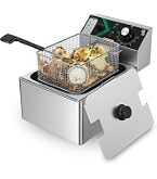 Amazon.co.jp: PUNIDI 電気フライヤー 10L 業務用 家庭用可 卓上 100V