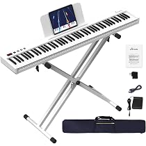 Amazon | 【電子ピアノセット】OYAYO 88鍵盤 電子ピアノ スタンド付き