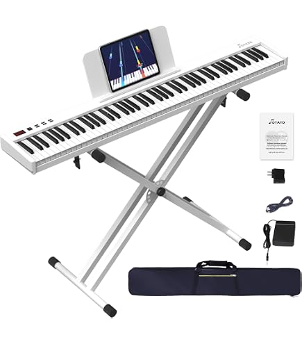 Amazon | カシオ 電子ピアノ PX-S1100 ブラック スタンド＆ケース