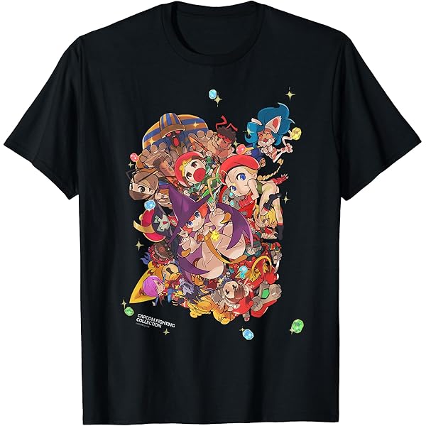 Amazon | CAPCOM FIGHTING COLLECTION Tシャツ | Tシャツ・カットソー 通販