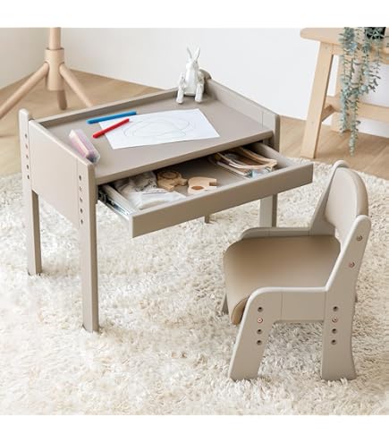 Amazon.co.jp: HOPPL ColoColo Chair & Desk Set of 3 (Natural
