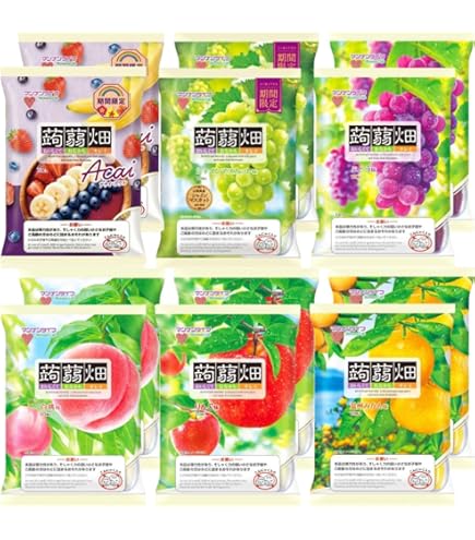 Amazon.co.jp: 【まとめ買い】ぎゅぎゅっと特濃 蒟蒻畑 ぶどう味 グミ