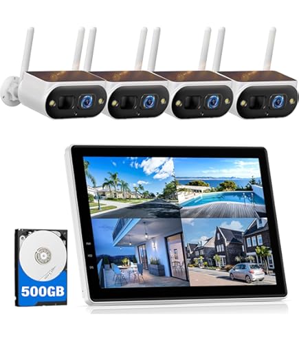 Amazon.co.jp: 【タッチスクリーン・ポータブル】防犯カメラ