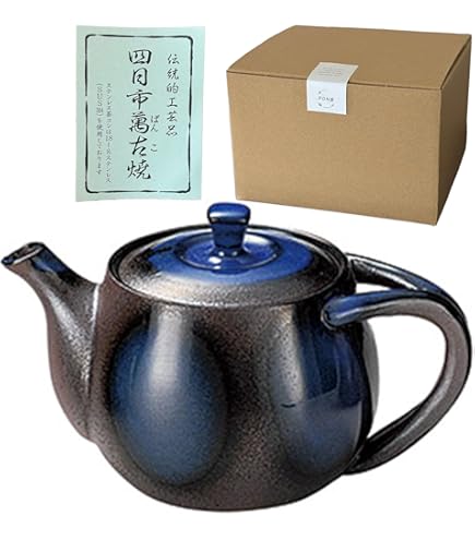 Amazon｜日本陶彩 藤田徳太 灰釉ささめ急須 M55431100｜急須