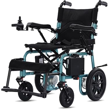 Amazon | 超軽量折りたたみ電動車椅子 17.5kg アルミ合金フレーム12Ah