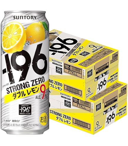 Amazon.co.jp: 【2ケースパック】-196℃ ストロングゼロ ダブル