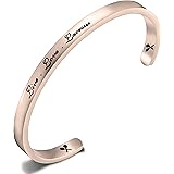 FEELMEM Lacrosse Bracelet Live Love Lacrosse Cuff Bangle Bracelet, Lacrosse Jewelry, for Lacrosse Players/Coaches