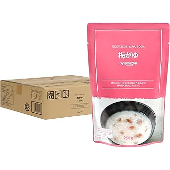 【1個あたり77円！】新潟県産コシヒカリ100％使用 梅がゆ 250g×20個入