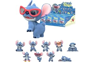 TOP TOY ディズニー "Hello,スティッチ" シリーズ【アソートボックス 8ピース】ガチャガチャ ブラインドボックス フィギュア ソフビ PVC プレミアム おもちゃ 誕生日 プレゼント スティッチ クリスマス ギフト