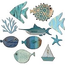 珊瑚の海に群れる魚達の立体オブジェ　海水魚 図鑑　木製フレーム　レリーフ額3D 珊瑚の海に群れる魚達の立体オブジェ 海水魚 図鑑 木製フレーム