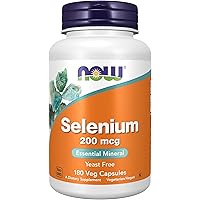 Amazon | Now Foods Selenium, 180 caps / 200 mcg | NOW