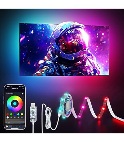 Amazon.co.jp: KANTUTOE テレビ用LEDライト 16.3フィート 45~75インチ