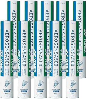 YONEX AEROSENS A500 バドミントンシャトル 2本セット 楽天市場】YONEX ヨネックス バドミントン シャトル フェザー