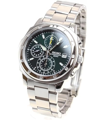 デジタル腕時計 防水 クロノグラフ機能付き SEIKO セイコー クロノグラフ アラビア数字文字盤 （海外モデル
