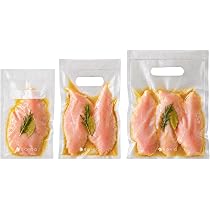 Amazon.co.jp: 真空パック機 専用袋 S,M,L アソート（150枚入り）汁物
