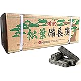 【TFS】松葉備長炭 【10kg】オガ炭 長時間燃焼 業務用 煙無し 火鉢 BBQ使用可 火が付きにくいです（すいません）