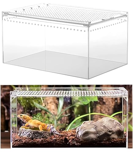 レプタイルボックス 6個 Amazon | レプタイルボックス 爬虫類飼育箱 アクリル素材