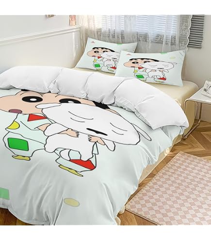 Amazon｜寝具カバーセット クレヨンしんちゃん 布団カバ 3点セット 4点