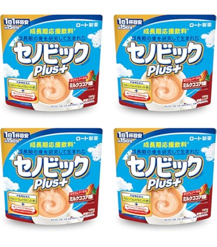 ロート製薬 セノビック ミルクココア味 180g 5個