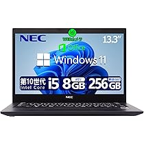 NEC VersaPro ノートパソコン Core-i5 第10世代CPU VersaPro 中古ノートパソコン Windows11 Office搭載 15.6型 NEC