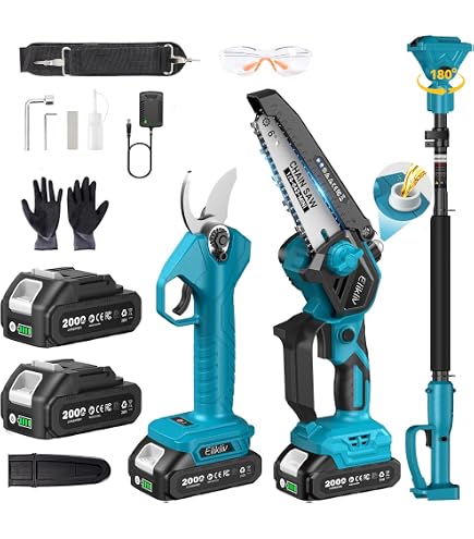 Amazon | DFIXIT 高枝切り電動チェーンソー 高枝切りバサミ 電動 3 in