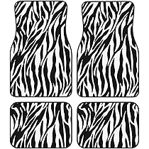 Amazon | Asamike 車 フロアマット カーマット 4枚セット ゼブラ柄 軽