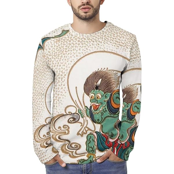 Amazon | [Outfly] 赤白 水玉 ドット 長袖Tシャツ メンズ レディース