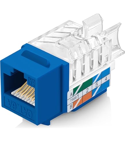 Everest 24 Port Keystone Patch Panel (1-Pack) - Reovable 6-Port Panels - Use With Sli Profile