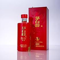 Amazon.co.jp: 茅台醇2008 アルコール53度500ml 箱付 中国酒 白酒 柔和