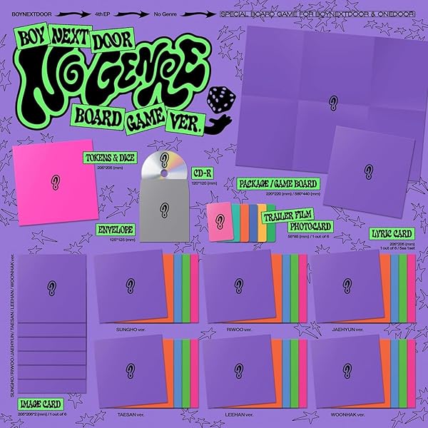 Amazon.co.jp: 【6種セット】BOYNEXTDOOR 4th EP [No Genre] (Board