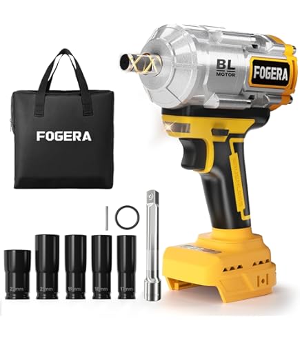 Cordless Impact Wrench For Dewalt 20v Battery, 800n.m(600ft-lbs