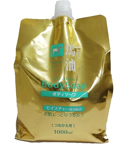 Amazon | 熊野油脂 馬油ボディーソープ 600mL | 熊野油脂 | ボディ