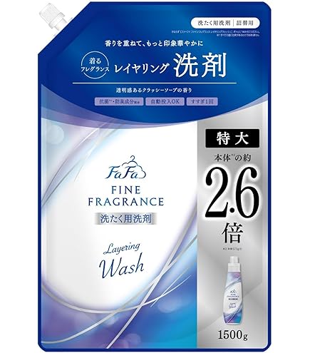 Amazon | ファーファ 洗濯用 液体 洗剤 ファイン フレグランス
