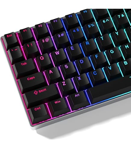 DROP GMK White-On-Black Custom Mechanical Keyboard Keycap Set