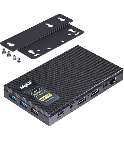 1U Rack Mini PC Firewall Router with Intel N100 Micro Firewall