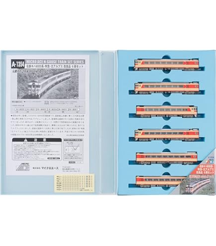 マイクロエースA6059名鉄5500系 特別整備後 スカーレット４両セット RWM]A6059 名鉄5500系 特別整備後 スカーレット 基本4両セット Nゲージ