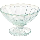 廣田硝子(Hirota Glass) パフェ・サンデーグラス ブルー 径11.4×高さ7.6cm 雪の花 フラッペ 2236